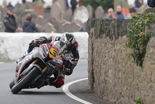 Michael Dunlop qualified third fastest on his MD Racing Honda in the Supersport class. Picture: Dave Kneen/Pacemaker Press.