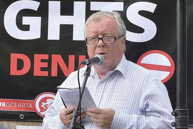 Robert McClenaghan, speaking at the Time for Truth rally in the north-west of the Province last year
