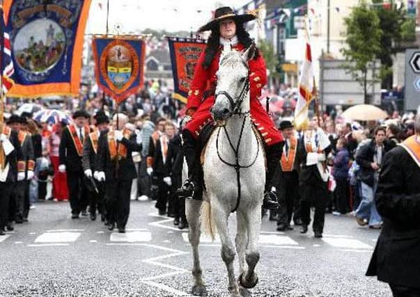 A photograph taken during the Twelfth celebrations in 2007.