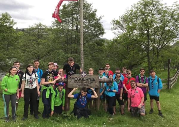 Unit 87 camped at Meggernie Adventure Centre last month in preparation for the World Scout Jamboree