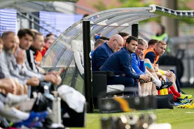 Linfield manager David Healy at the Lerkendal Stadion, Trondheim.