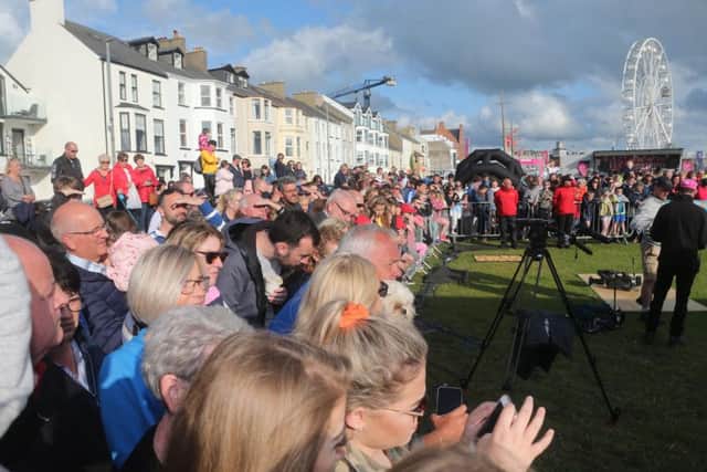Meanwhile, there were arge crowds at the Live at the 148th open Portrush. Picture Kevin McAuley/McAuley Multimedia