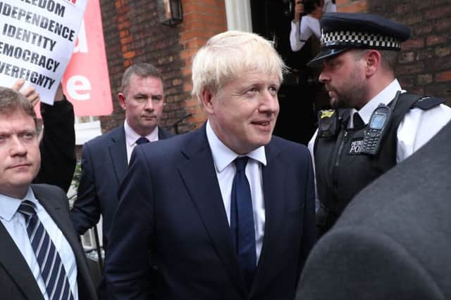 Conservative party leadership contender Boris Johnson leaving his office in Westminster, London yesterday. "If Philip Hammond quits, Mr Johnson will not be free from his strictures. Mr Hammond can be as dangerous as a rebellious backbencher as he is a recalcitrant Chancellor"
Photo: Kirsty O'Connor/PA Wire
