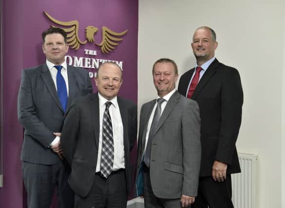 Tom Verner, Founder and Managing Director of Momentum Group, Gordon Best, Director of MPANI, Simon Huntley, Business Development Director at Momentum Group and Ron Gibson, Director of Operations at Momentum Group