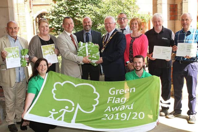 Smiles all round as Antrim and Newtownabbey Borough adds another Green Flag Award to its list of accolades.