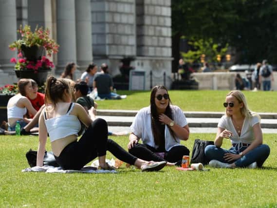 People taking full advantage of the good weather in Northern Ireland recently. (Photo: Pacemaker)