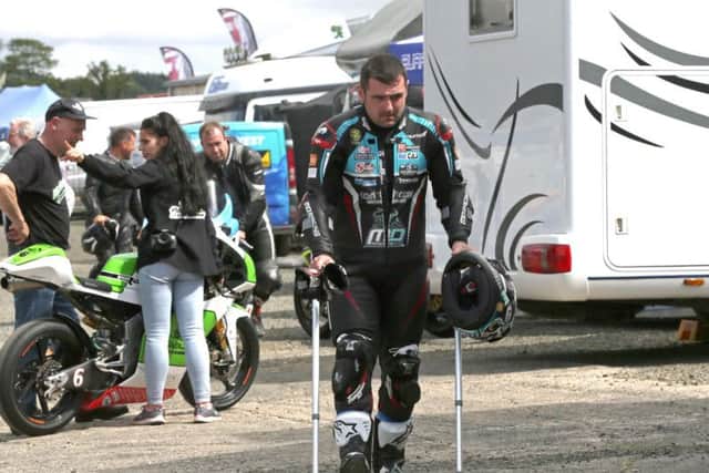 Ballymoney man Michael Dunlop pictured in the paddock at Armoy on Friday. Picture: Stephen Davison/Pacemaker Press.