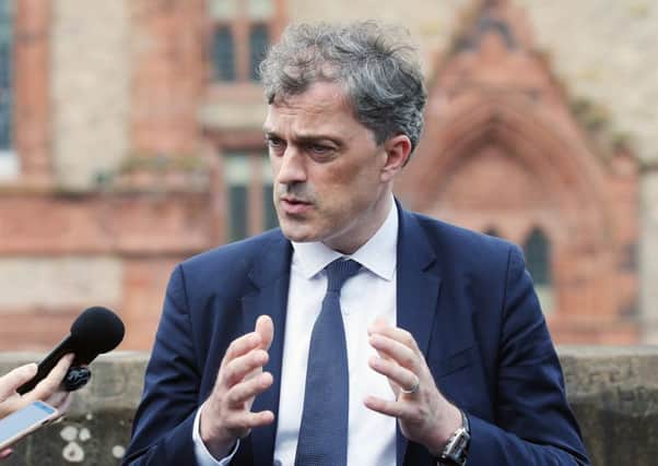 New Secretary of State for Northern Ireland Julian Smith in Londonderry today. 
Picture by Jonathan Porter/PressEye