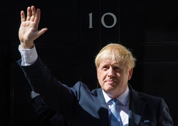 Boris Johnson at 10 Downing Street after becoming prime minister last week. "In creating the post Minister for the Union, the prime minister is rightly highlighting the importance of the Union"