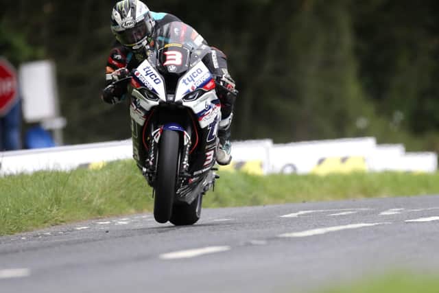 Michael Dunlop won the feature 'Race of Legends' feature race at Armoy for a record eighth time in a row. Picture: Stephen Davison/Pacemaker Press.