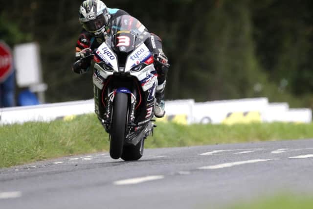 Michael Dunlop won the 'Race of Legends' for a record eighth time at the Armoy Road Races on Saturday. Picture: Stephen Davison/Pacemaker Press.