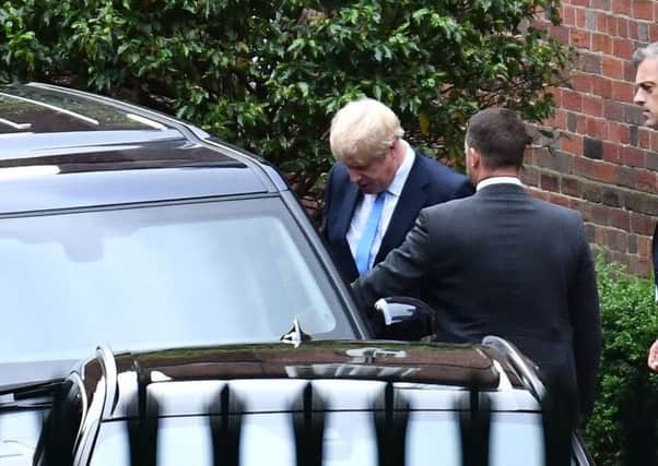 Boris Johnson met the leaders of NI's five main political parties at Stormont