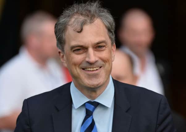 Pacemaker Press 30/07/2019
Secretary of State for Northern Ireland Julian Smith during a visit to the Ballymena Showgrounds on Tuesday.
Pic Colm Lenaghan /Pacemaker