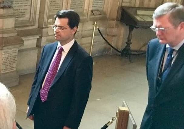 Lord Caine works behind the scenes so is rarely pictured but here is, on the right, at Westminster in 2017 with James Brokenshire for a ceremony to remember William Redmond, the Irish nationalist who was killed fighting in the Great War