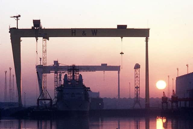 Workers fear that the sun may set on Harland and Wolff for the last time on Monday