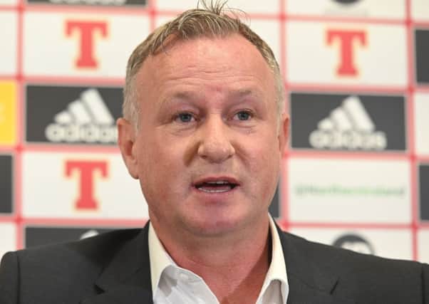 Northern Ireland manager Michael O'Neill. Pic by Pacemaker.