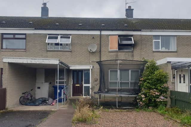 Fire destroyed the home of a mum, dad and seven children at the weekend