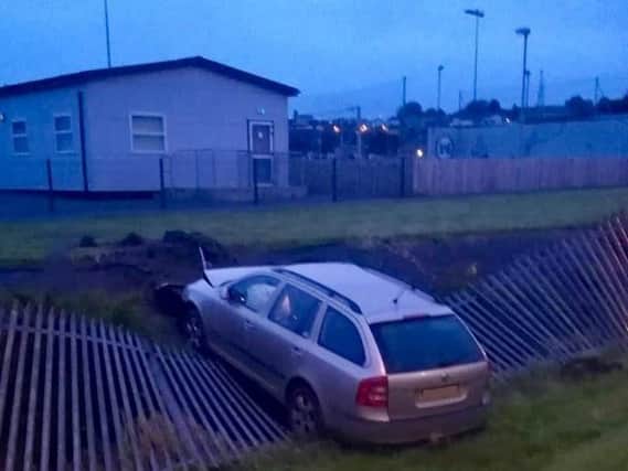 Another car crashed in the Dungannon area - PSNI Facebook