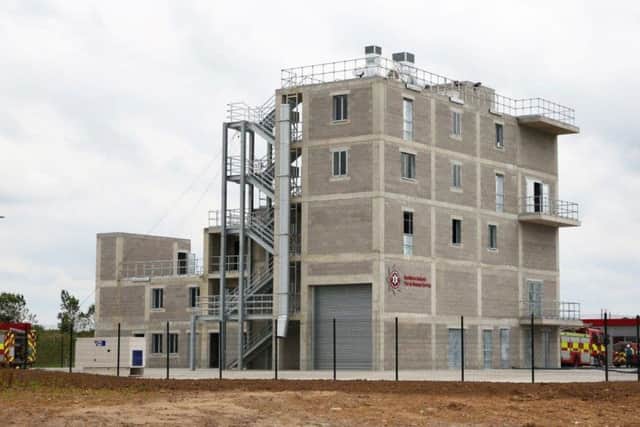 Northern Ireland Fire & Rescue Service's new £4.8million Tactical Firefighting Facility at Desertcreat outside Cookstown