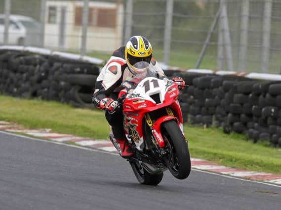 Nico Mawhinney won the opening Ulster Superbike race on the Team Polaris Kawasaki at Kirkistown on Saturday.