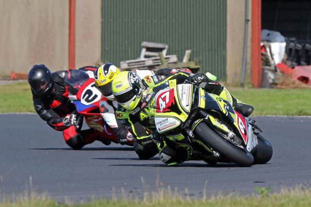Alistair Kirk won the second Ulster Superbike race at Kirkistown on Saturday on the AKR McCurry BMW.