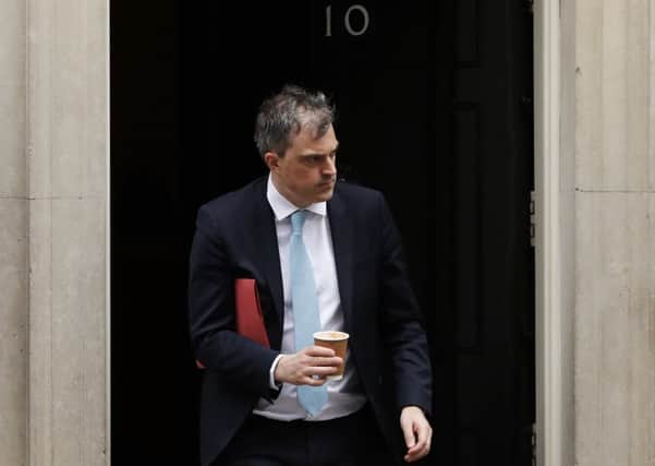 Julian Smith, who is secretary of state for Northern Ireland, seen leaving 10 Downing Street earlier this year, when he was  Conservative chief whip. Mr Smith has been made a CBE in Theresa May's resignation honours. (Photo by Dan Kitwood/Getty Images)