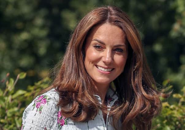 The Duchess Of Cambridge during a visit to the 'Back To Nature' Festival at RHS Garden Wisley, in Woking, Surrey