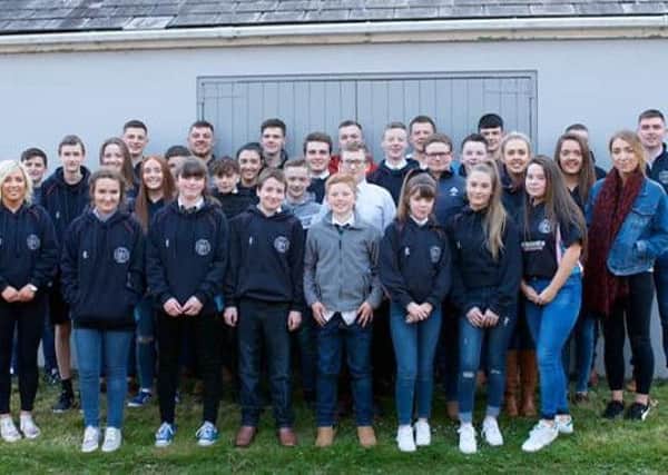 Members of Kells and Connor Young Farmers' Club who are celebrating their 60th year