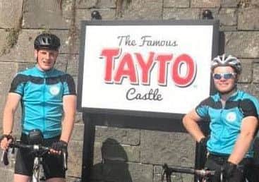 Passing by Tayto Park on the second day of the 600 miles