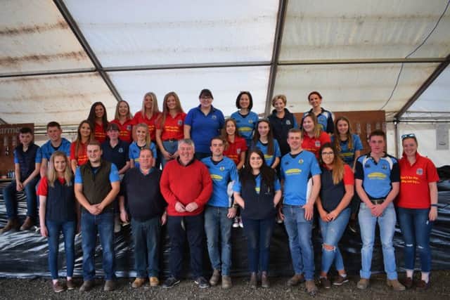 Members of Holestone YFC ready for their annual barbecue