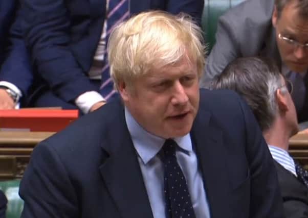 Prime Minister Boris Johnson speaking in the House of Commons. Picture date: Tuesday September 3, 2019. Photo credit: PA Wire