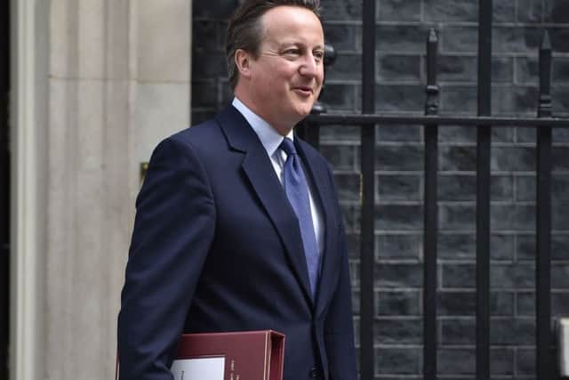 David Cameron leaves Downing Street on his way to his last Prime Ministers Questions on July 13 2016