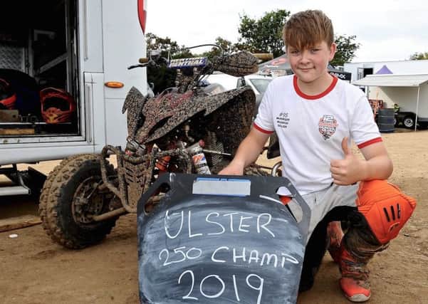 Banbridge rider Josh McKnight won the Ulster Junior 250 Championship.