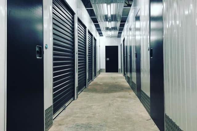 Some of the self-storage units