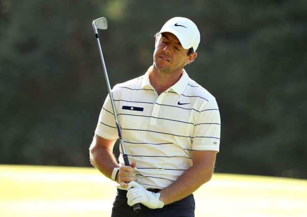 Northern Ireland's Rory McIlroy appears dejected on the 13th during day two of the BMW PGA Championship at Wentworth.