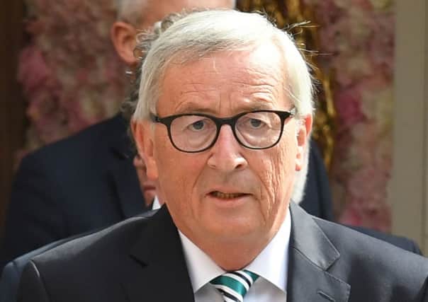 Jean-Claude Juncker said border checks would be needed if there was a no-deal Brexit