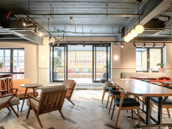 Top floor event space at Arthur House, Belfast