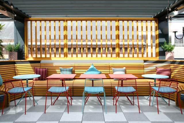 Rooftop event space at Glandore, Arthur House in Belfast city centre