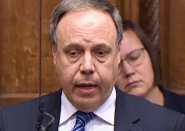 Nigel Dodds said the 'shenanigans' in Parliament had weakened Boris Johnson's hand in negotiations