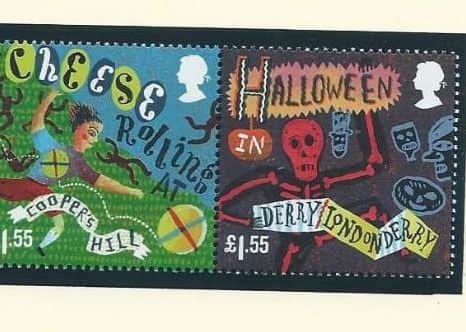 Londonderry's Halloween festival celebrated on a stamp.