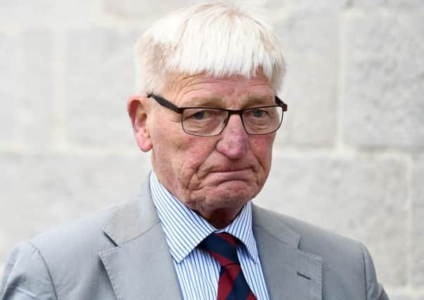 Former soldier Dennis Hutchings at a previous court appearance in Armagh earlier this year. Pic Clm Lenaghan/Pacemaker