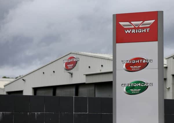 Wrightbus plant in Ballymena, Northern Ireland. Photo credit: Brian Lawless/PA Wire