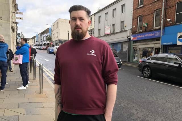 Former Wrightbus employee Ryan Price, 29, has said that current workers face a struggle to house their families. PA Photo. Picture date: Friday September 27, 2019. He was bidding to buy a house and had saved a deposit but will find it difficult to access state benefits because of his savings. See PA story ULSTER Wrightbus Workers. Photo credit should read: Michael McHugh/PA Wire