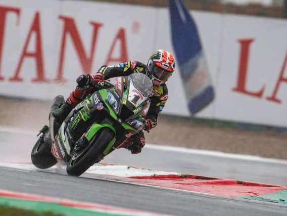 Jonathan Rea headed the times in FP2 on his Kawasaki but finished seventh fastest overall on Friday at Magny-Cours in France.