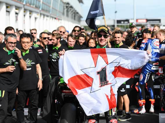 Jonathan Rea won the World Superbike title for a record-breaking fifth time on Sunday at Magny-Cours in France.