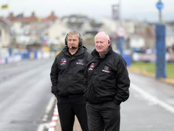 North West 200 Event Director Mervyn Whyte MBE with Stanleigh Murray, Clerk of the Course (left).