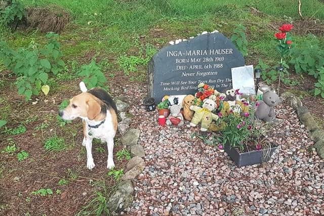 Inga Maria Hauser's grave