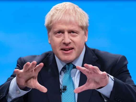 British Prime Minister, Boris Johnson, pictured at the Conservative Party conference in Manchester. (Photo: P.A. Wire)