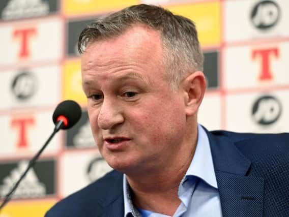 Michael O'Neill announces his squad for the UEFA EURO 2020 qualifier against Netherlands in Rotterdam