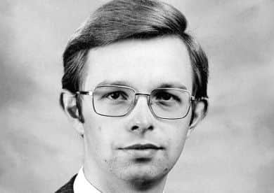Edgar Graham, unionist politician and Queen's University lecturer, shot dead at point blank range by the IRA in December 1983 near the university.